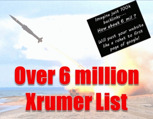 Product picture Over 6 million Xrumer List